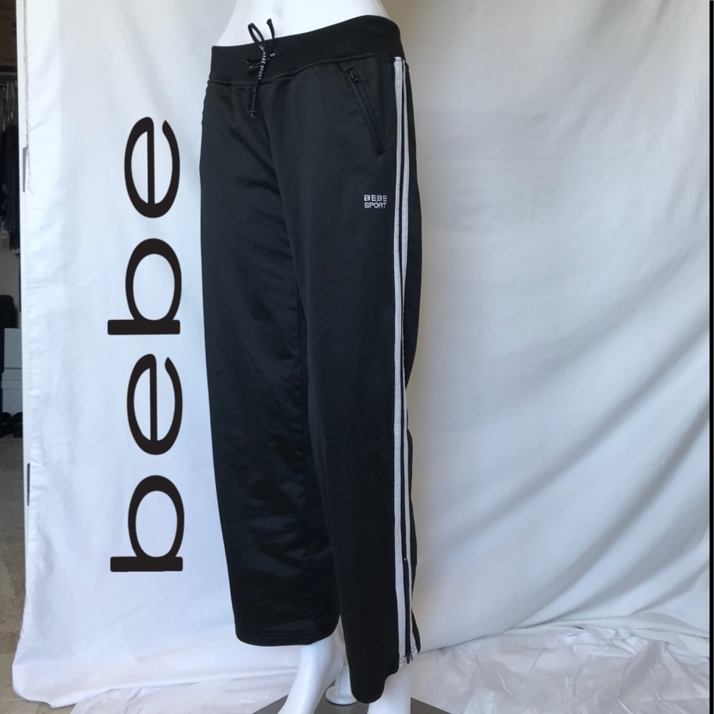 Vintage BEBE Sport Black & White Sweatpants